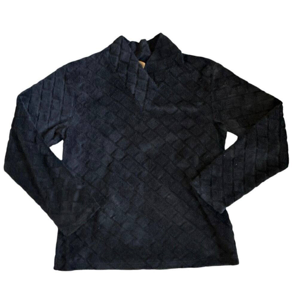 Women’s Wooly Bully Black Long Sleeve Pullover Sweater Size Small